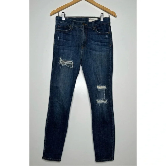Pistola High Rise Distressed Skinny Jeans Size 28 - Picture 1 of 7